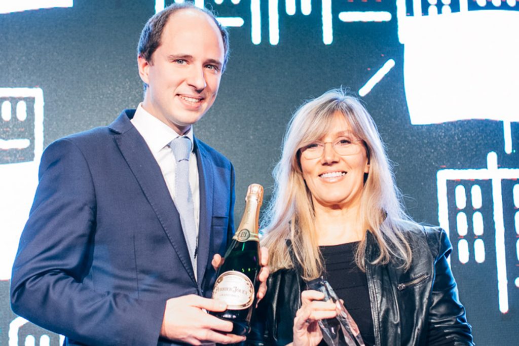 1_COMMITMENT TO POSITIVE CHANGE (sponsored by Rémy Martin) Awarded to AccorHotels: received by Sophie Kilic, Senior Vice President Human Resources UK & Ireland, AccorHotels