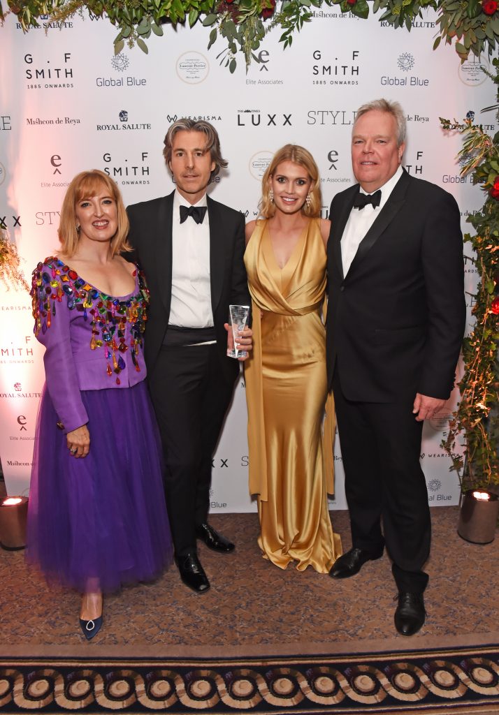 Helen Brocklebank, Xavier Rougeaux, Kitty Spencer and Derrick Hardman at Walpole British Luxury Awards