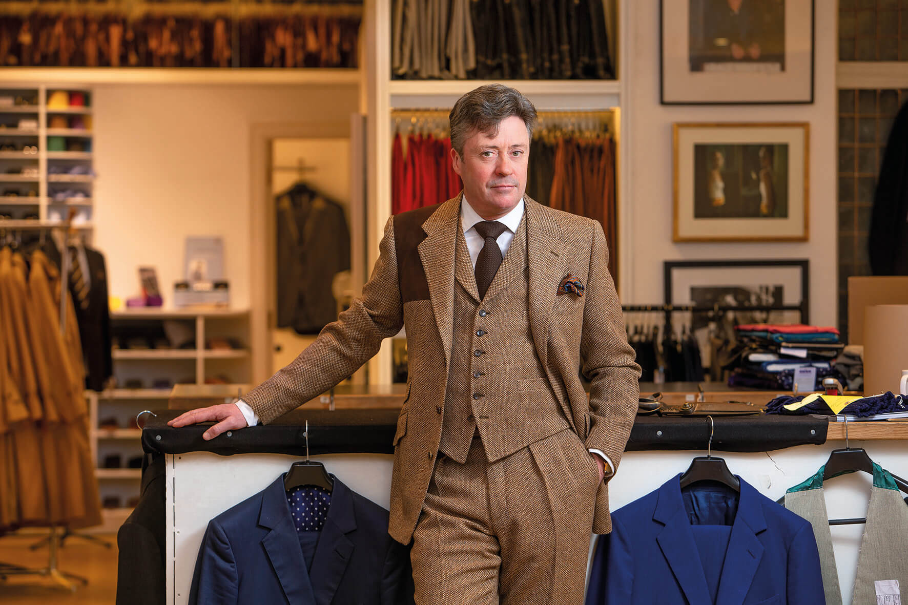 Richard Anderson: ‘You're buying the quality of the make, the cut, and the service. As long as Savile Row does that, it will survive'